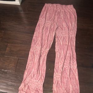 Boho pink pants